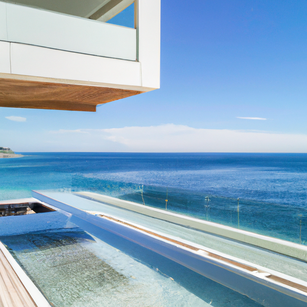 Casa moderna com piscina infinity